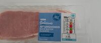 10" Unsmoked Back Bacon Rashers