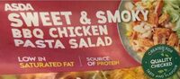 Sweet and smoky bbq chicken pasta salad