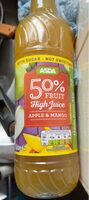 50% fruit high juice apple and mango