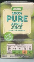 100% Pure Apple Juice from concentrate