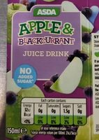 Apple and blackcurrant juice drink