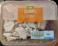 Chicken breast slices
