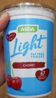 Yogurt with cherry