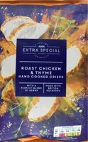 Roast chicken and Thyme hand cooked crisps