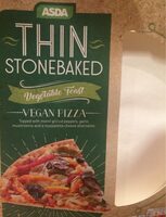 Vegetable feast vegan pizza
