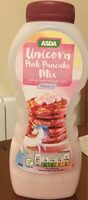 Unicorn pink pancake mix