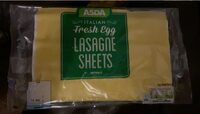 Fresh Egg Lasagne Sheets