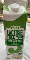 Lactose free semi skimmed milk