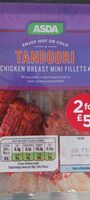Tandoori chicken breast mini fillets