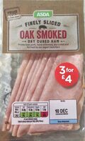 Oak smoked dry cured ham