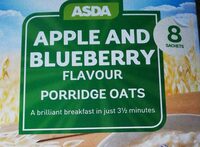 Apple & Blueberry Flavour Porridge Sachets