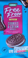 Gluten free cookies and cream biscuits
