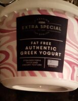 Extra special fat free authentic Greek yogurt