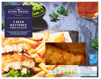 ASDA Extra Special 2 Beer Battered Cod Fillets