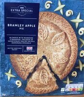Bramley apple pie