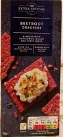Beetroot crackers