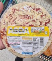 Cheese tomato snack pizza