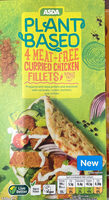 Meat-free curried chicken fillets
