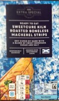 Sweetcure kiln roasted boneless mackeral strips