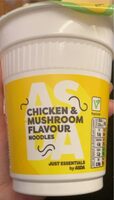Chicken and mushroom noodles