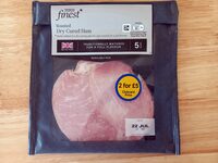 Roasted dry cured ham