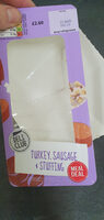 Turkey, sausage and stuffing sandwich