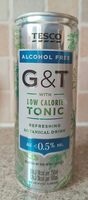 Alcohol Free G&T with LOW CALORIE TONIC