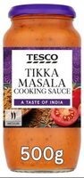 Tikka masala cooking sauce