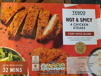 Hot And spicy 4 chicken steaks