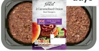 Caramelised Red onion beef quarter pounders