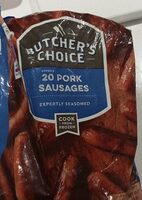 Pork sausages