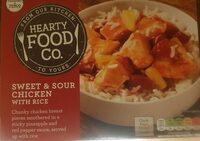 Sweet & sour chicken  with  rice