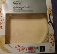 Tesco finest Madagascan vanilla cheesecake