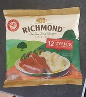 Richmond 12 thick pork sausages