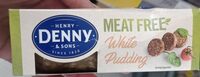 Meat free white pudding