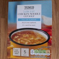 Chicken Noodle Cup Soup (Low Fat)