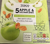 Apple and sultana bars