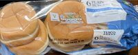 Plain burger buns