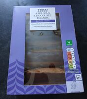 Belgian chocolate eclairs 4 pack