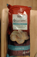 Reduced fat ready salted crinkle cut