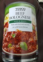 Beef Bolognaise