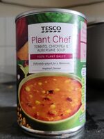 Plant Chef tomato, chickpea & aubergine soup