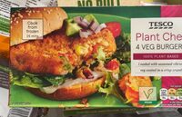 Plant Chef 4 Veg Burger