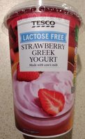 Lactose Free Strawberry Greek Yoghurt