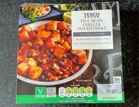 Five bean chilli & potato bake