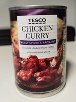 TESCO CHICKEN CURRY MILDLY SPICED & AROMATIC Succu
