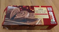Chocolate yule log