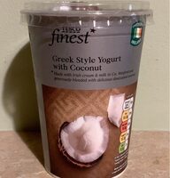 Tesco Finest Greek Style Yoghurt with Coconut