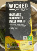 Vegetable ramen with sweet potato