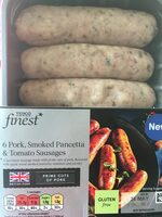 Pork, Smoked Pancetta & Tomato Sausages